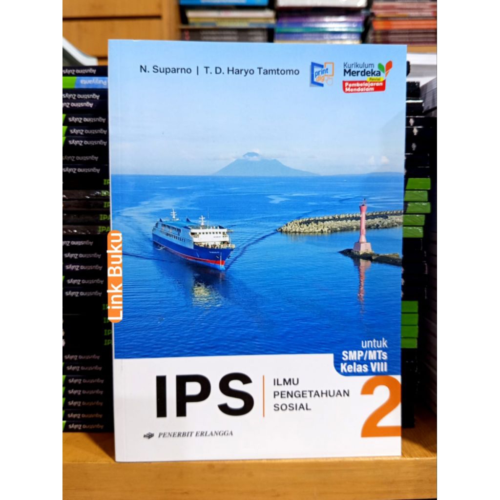 Buku IPS Kelas 8 SMP Kurikulum Merdeka PM Erlangga