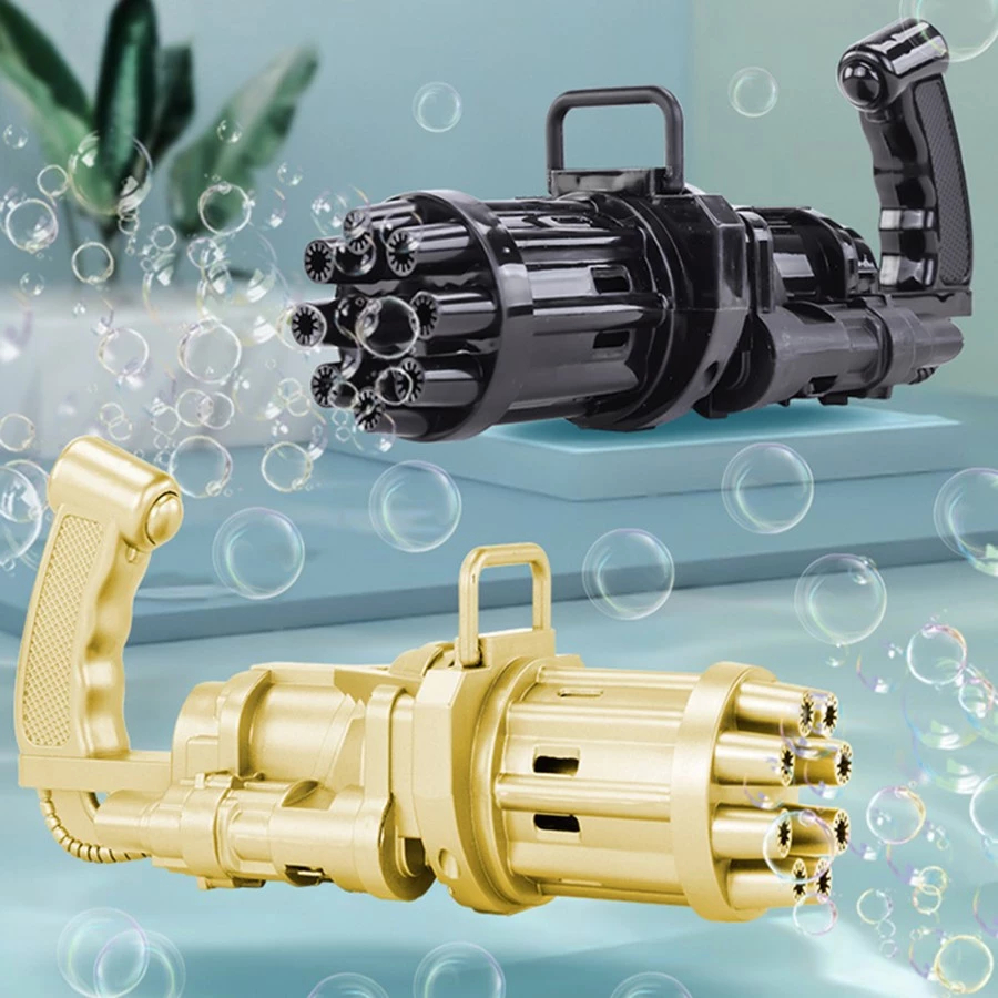 MW Mainan Pistol Electric Macine Gatling Bubble Gun SH675