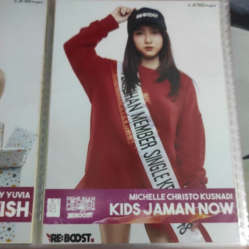 photocard photopack postcard pp pc ex member jkt48 cindy yuvia yupi michelle christo reboost pemilih