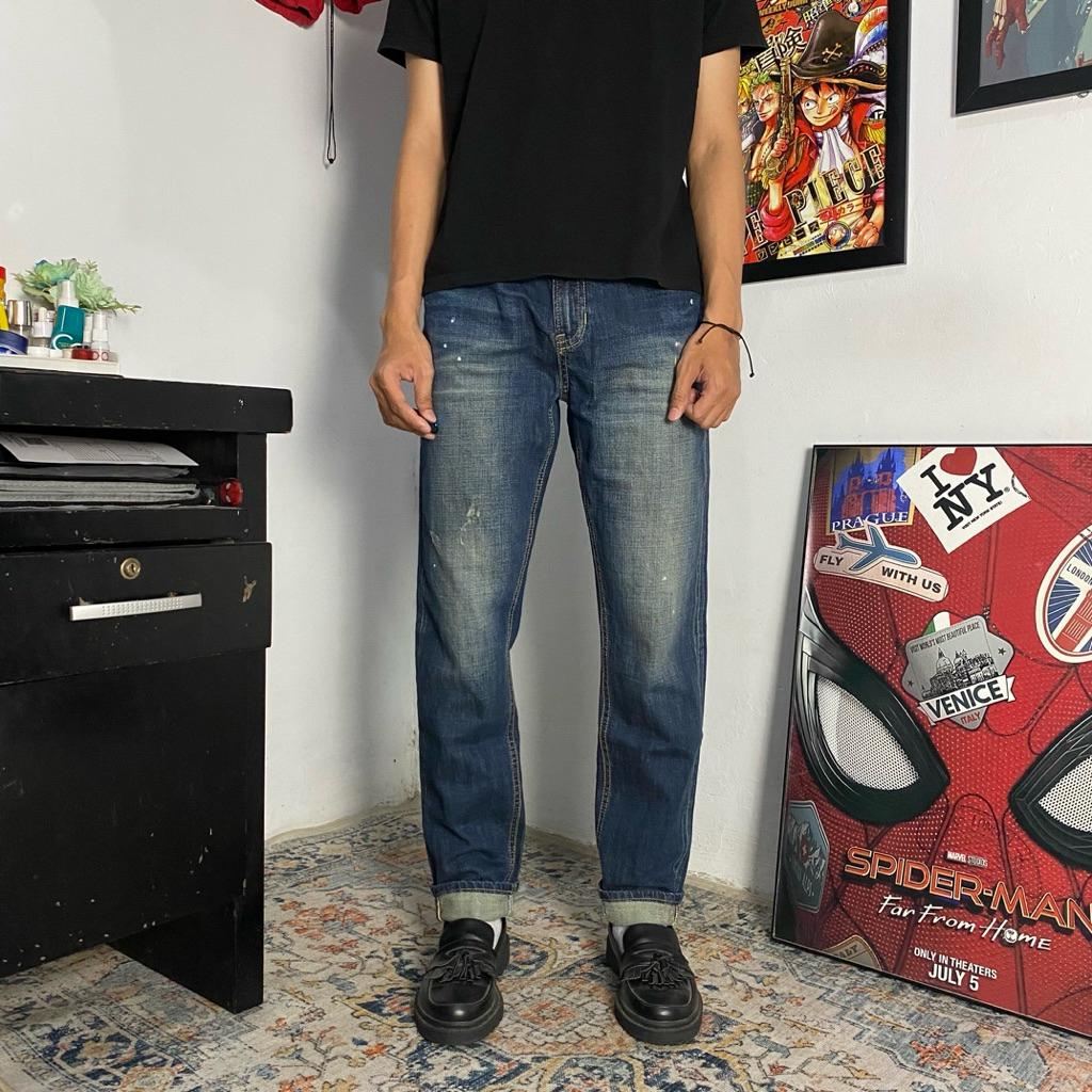 INDIGO BANK REGULER STRETCH INDIGO BLUEJEANS