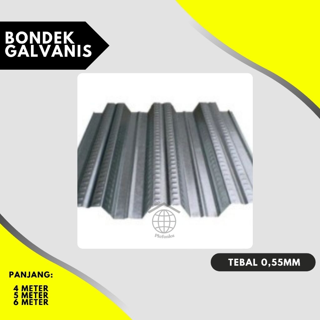 Bondek 0.55 / bondeck / bondex / floordeck 0.55 / bondek cor / bondek 4 meter / bondek 5 meter / bon