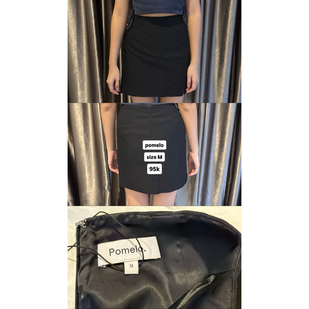 pomelo black skirt