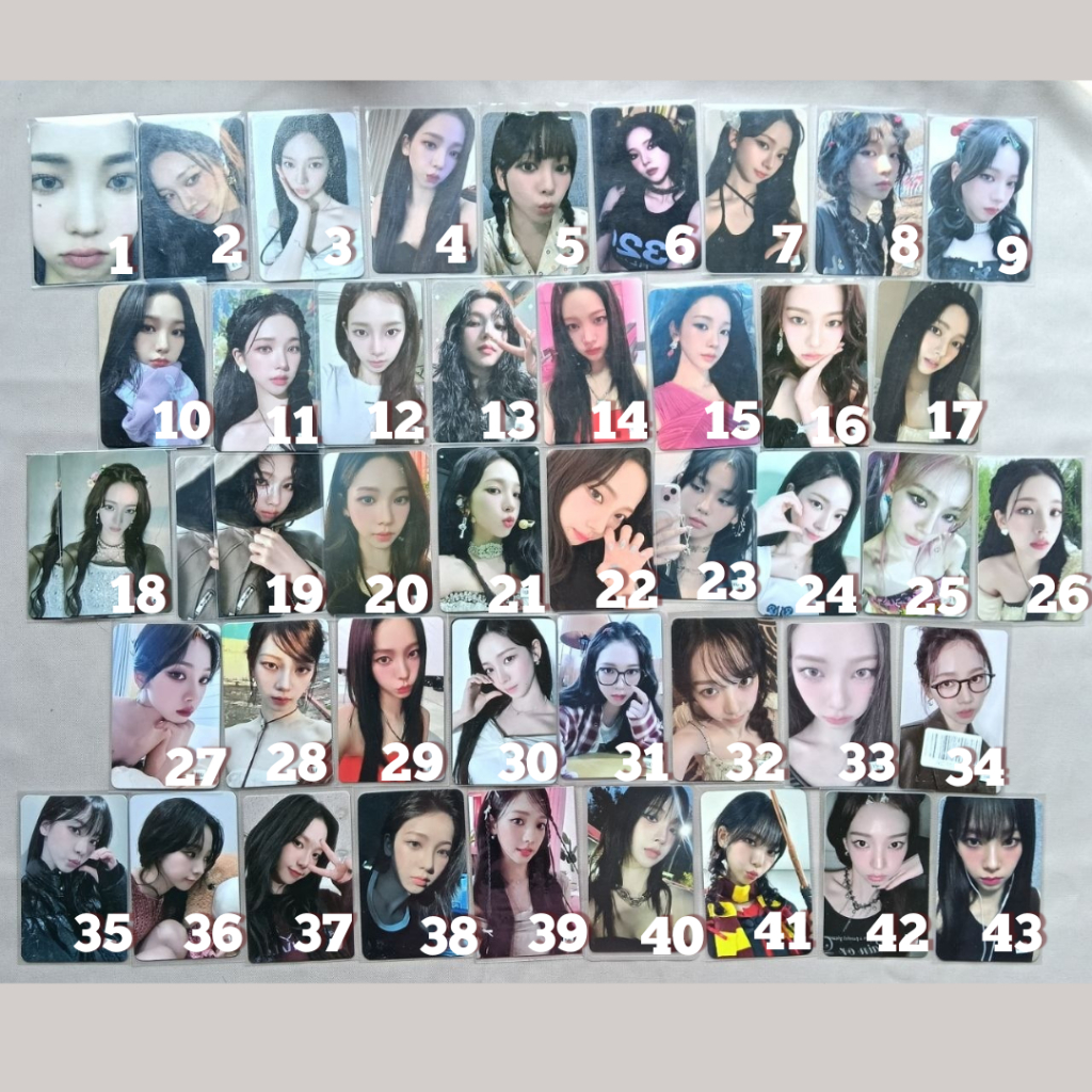 Photocard Official Karina AESPA HD rare POB sealed yzy starriver fansign withmuu everline hotmess po