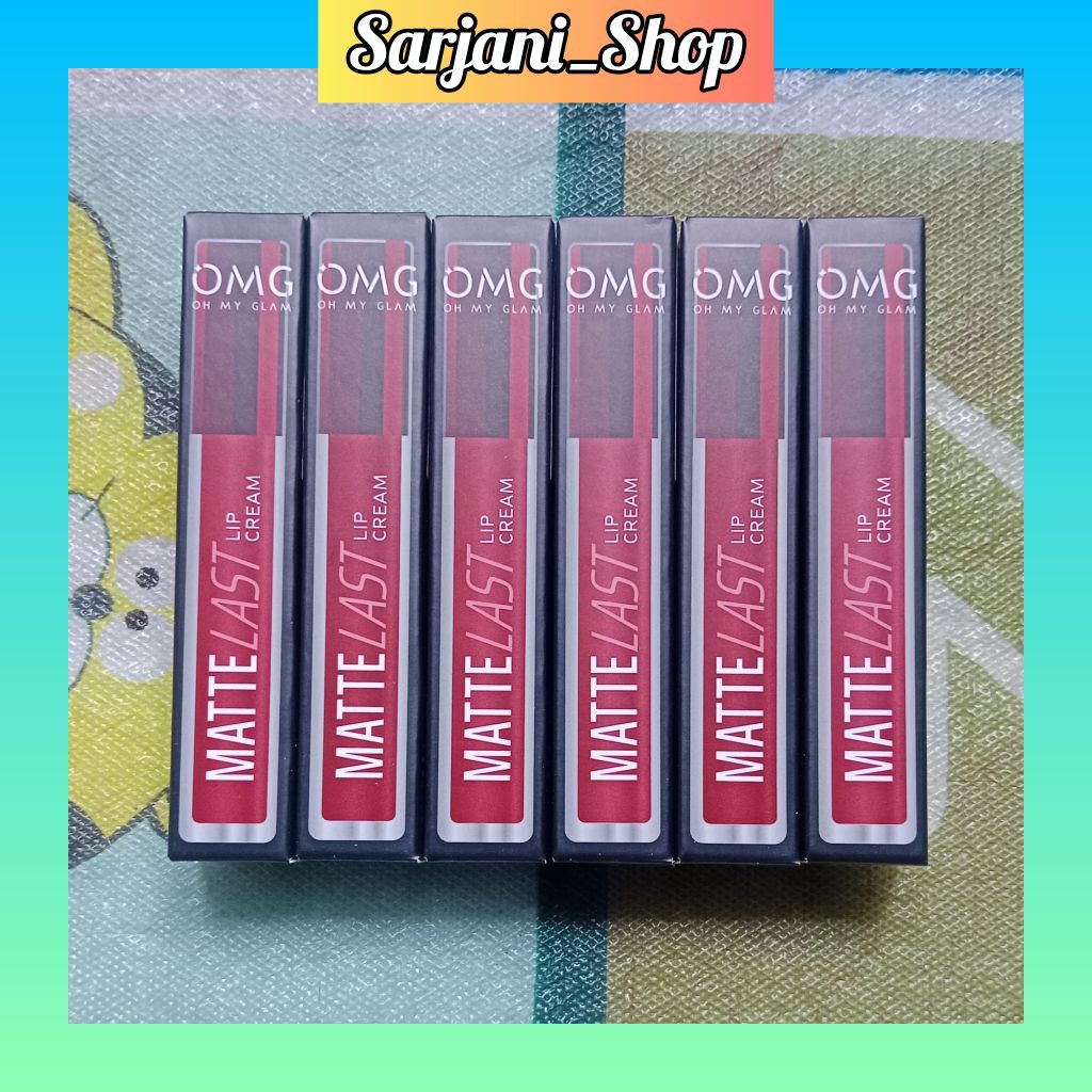 * Sarjani Shop * OMG Lipcream Matte Gincu Bibir Cantik dan Warna Tahan lama dibibir