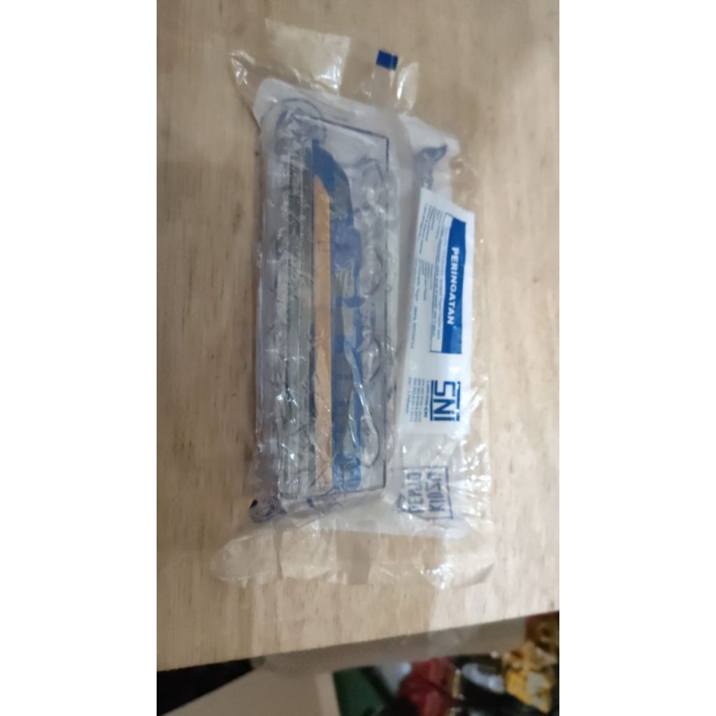 Mainan Diecast Train Kereta  Hokben New Segel With Akrilik Warna Biru