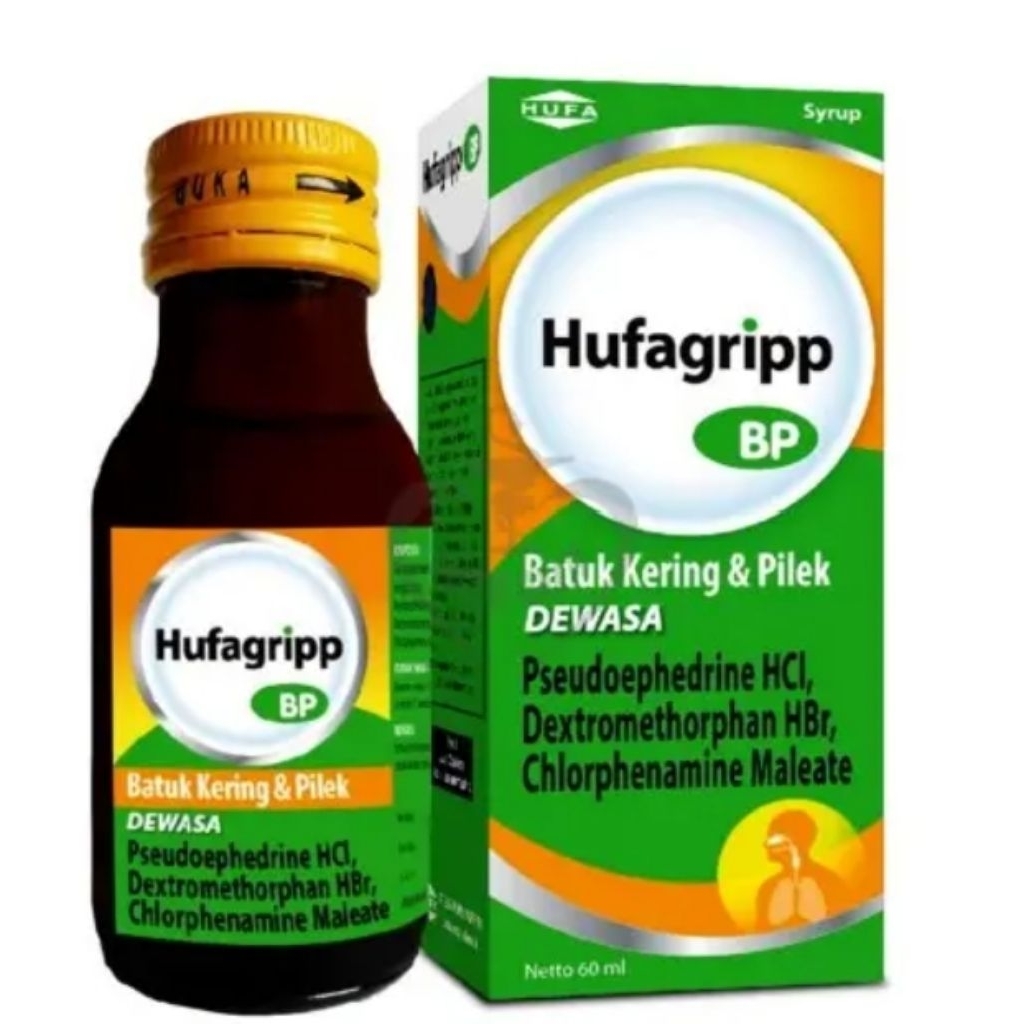 hufagrip Syrup BP dewasa @60ml