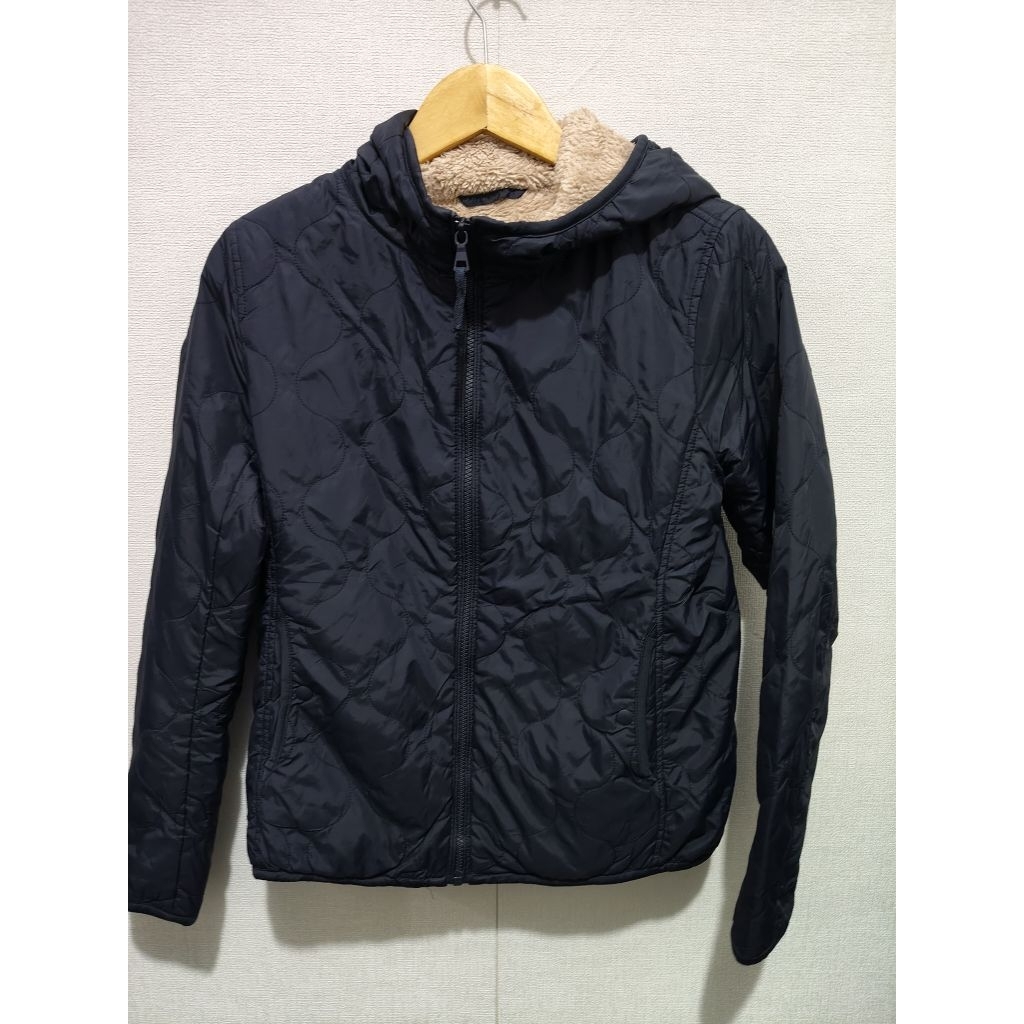 puffer quilted Uniqlo inner sherpa