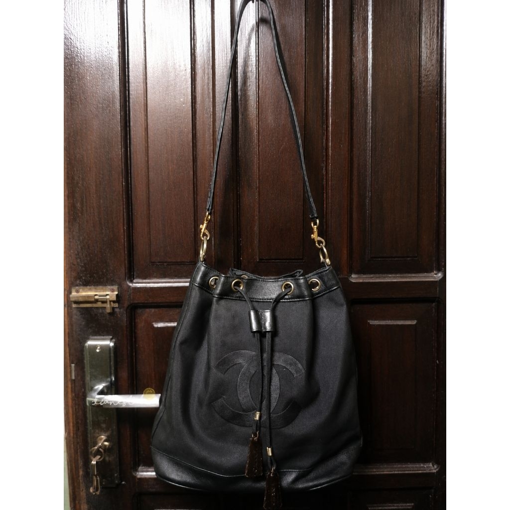Vintage Chanel Kanvas Drawsting