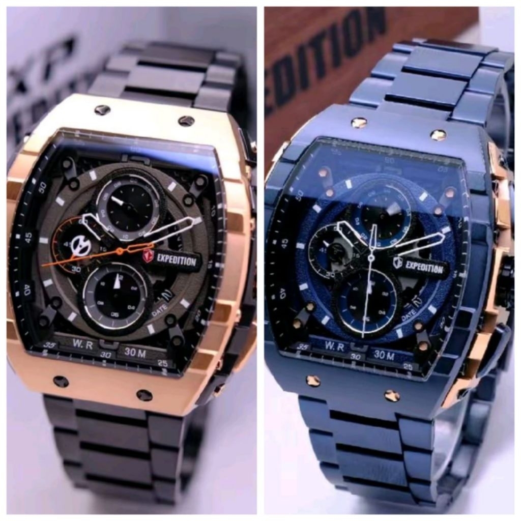 E 6782 JAM TANGAN PRIA EXPEDITION  6782 E6782 E6782 ORIGINAL