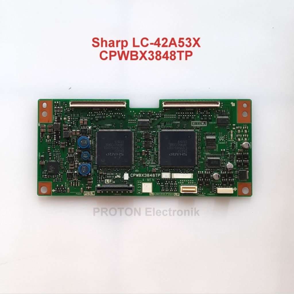 Tikon layar LCD TV Sharp LC-42A53X LC 42A53X Tcon Display CPWBX3848TP XE332WJ KE332 LED panel Timing