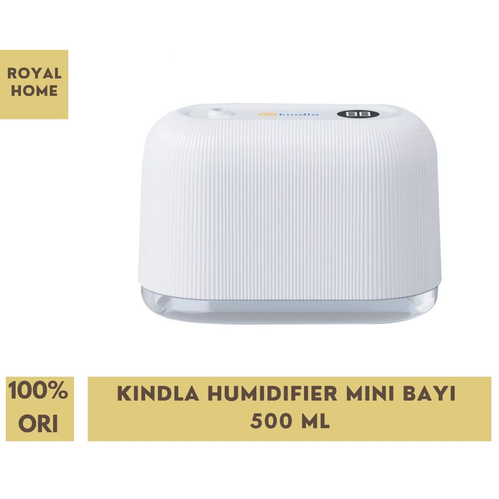 Kindla Humidifier Mini Bayi 500 ml Baby Mini Humidifier Wireless Meningkatkan Kelembapan Udara