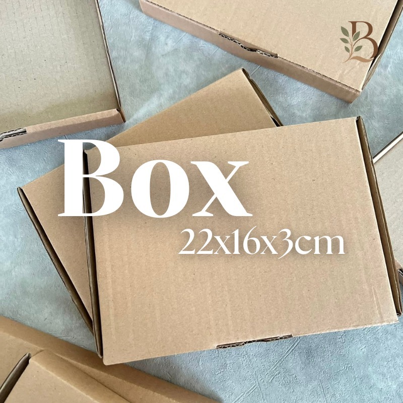 Box Buku A5 22x16x3cm | Box kado | Box buku scrapbook | Kardus die cut | Packing polos