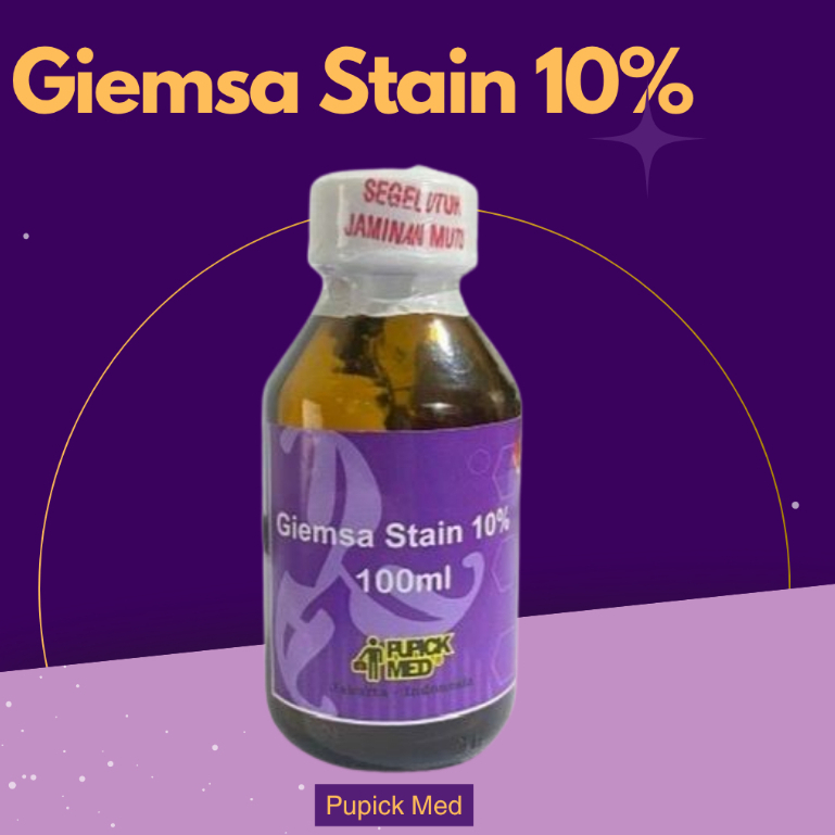 Giemsa Stain 10% 100ml / Pewarnaan Giemsa