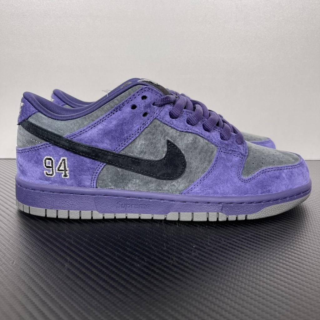 SB Dunk Low Supreme 94 Purple Grey Kickwho