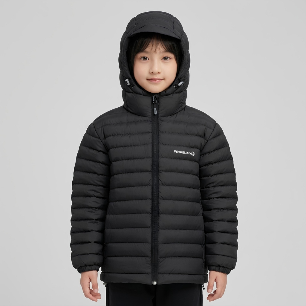 Peakglory Jaket Musim Dingin Anak Laki Laki Perempuan - Travelmate Synthetic Down Winter Jacket
