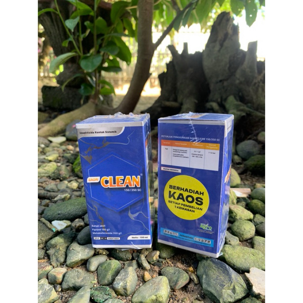 (Racun Hama Ulat, Wereng, Penggerek Batang) SAGRI CLEAN 150/350 EC 100 ml