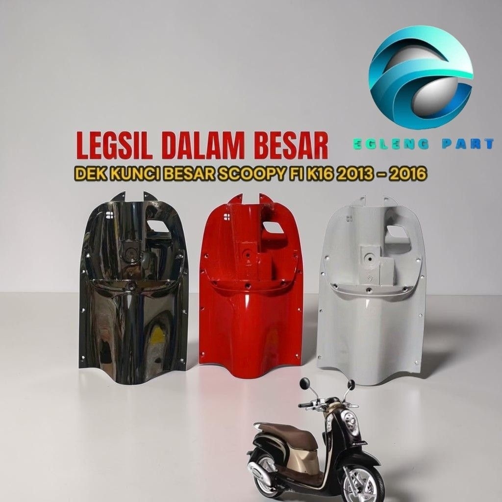 Cover Inner Lower Legshield Kontak Scoopy fi 2013 2014 2015 2016