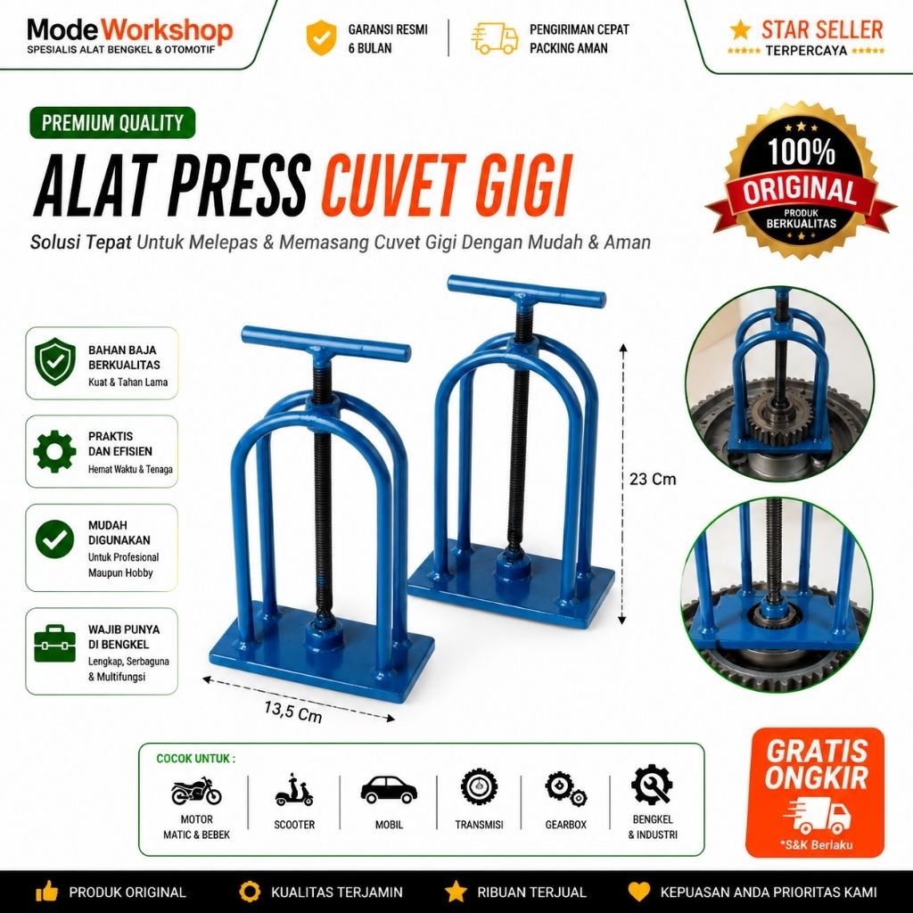 Alat Press Kuvet Kuningan / Press Begel / Dental Press