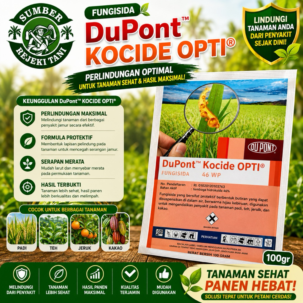 Fungisida Dupont Kocide Opti 46WG 100gram
