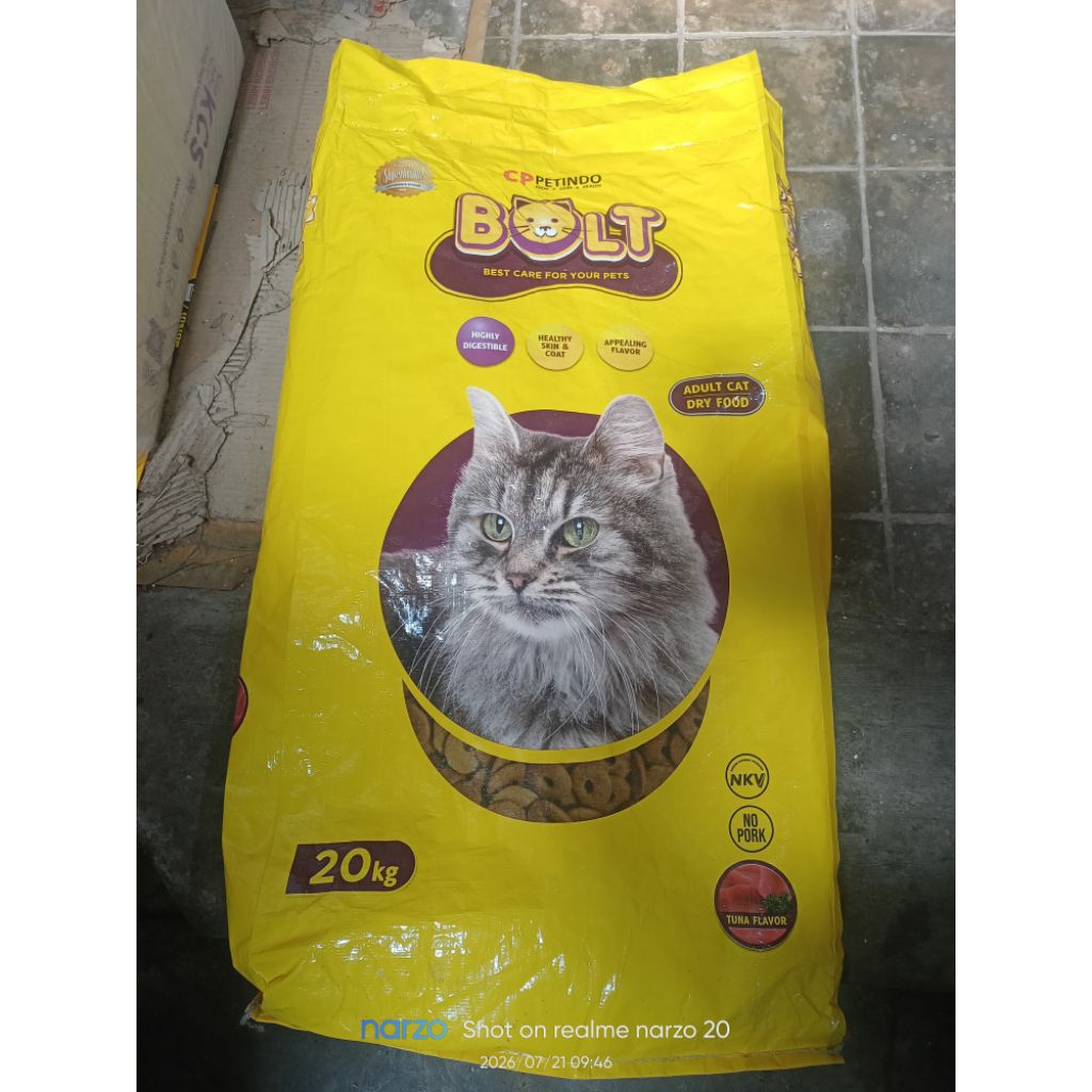 karung pakan kucing 20kg