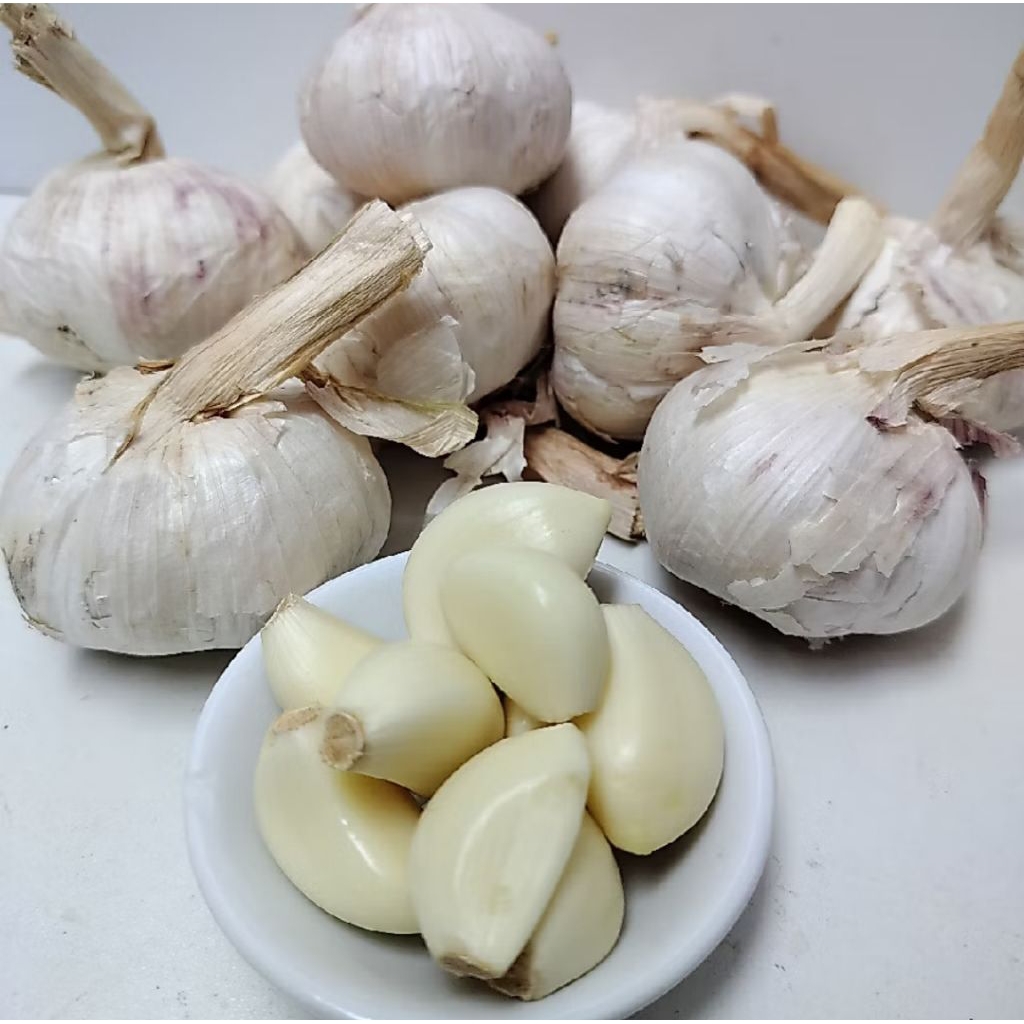 (Instant Paiton)Bawang Putih Lokal 1 kg - Segar, Berkualitas