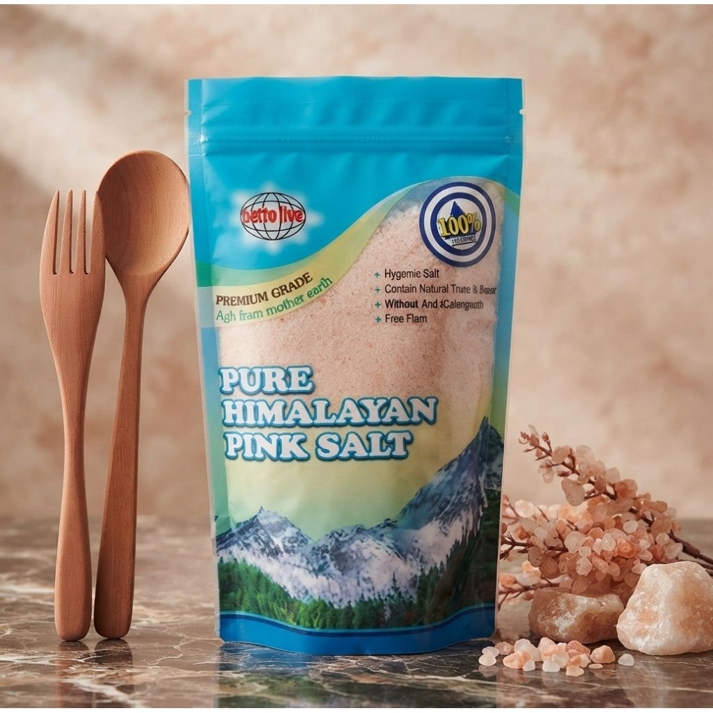 HIMALAYAN ROCK PINK SALT ALMAHERA 500gr