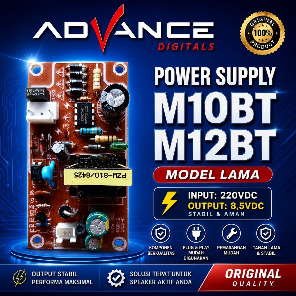power regulator suplai advance m-12Bt m-10Bt ampli mini AV -111BT