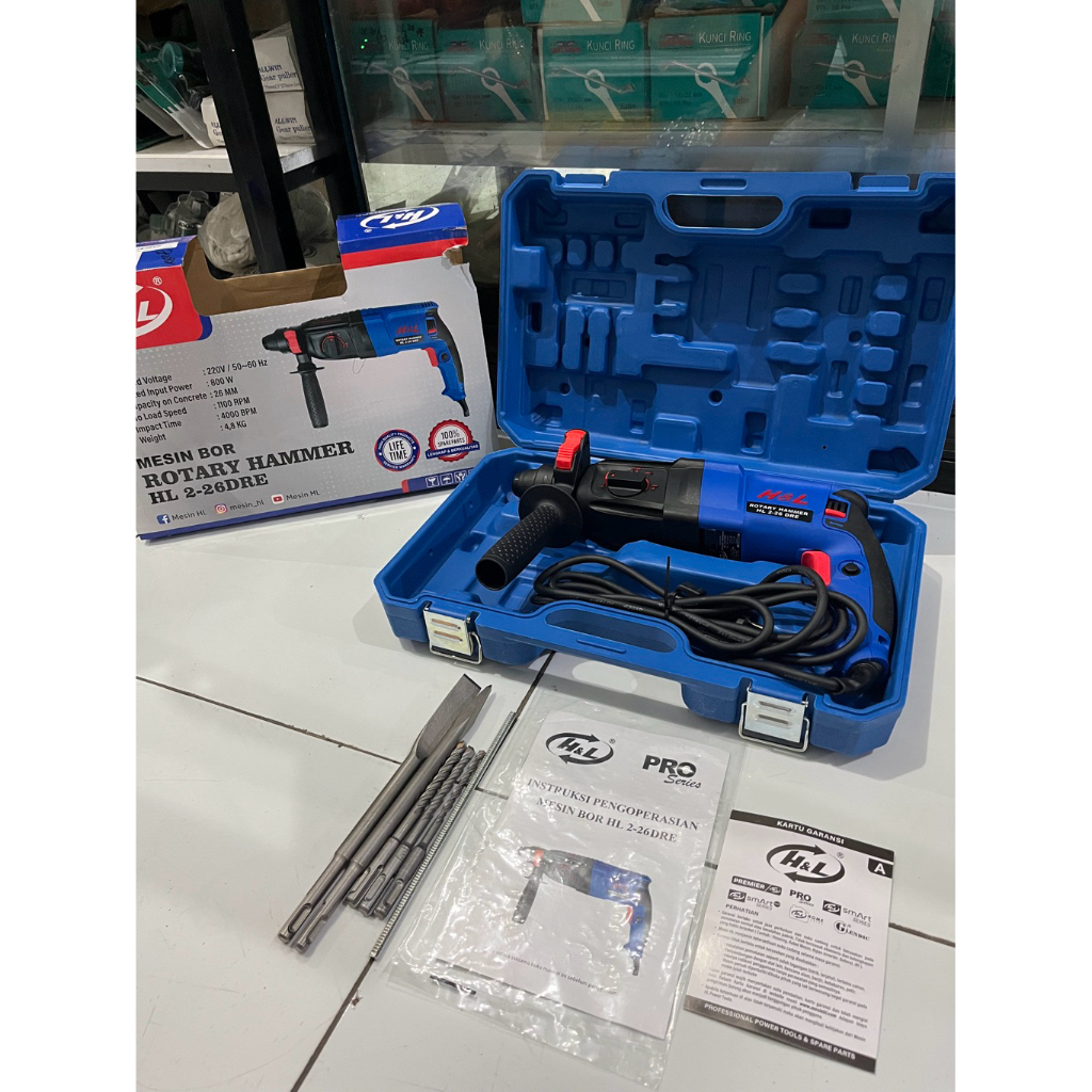 Mesin Bor ROTARY HAMMER H&L HL 2-26 DRE