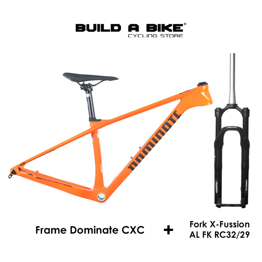 Frame Dominate CXC series dengan Fork X-fusion 130 travel AL FK RC32/29