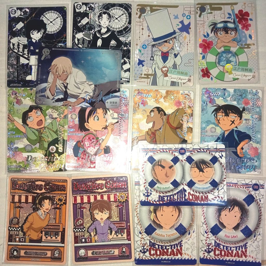 [KAYOU DETECTIVE CONAN] kartu kayou detective conan UR, MR | shadow pack | insight pack | kayou card