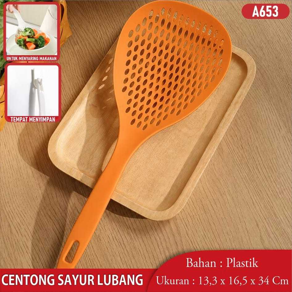 Centong Lubang Saringan Mie Centong Nasi Model Kelinci Bahan Plastik Set Spatula Mini Isi 3pcs