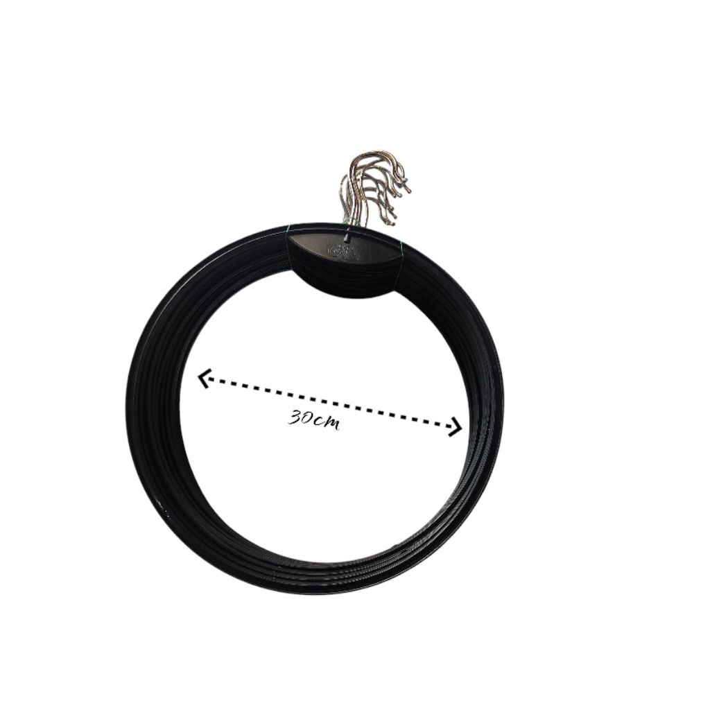 Hanger CD 30cm warna Hitam Hanger khimar dewasa harga Lusinan 12 pcs