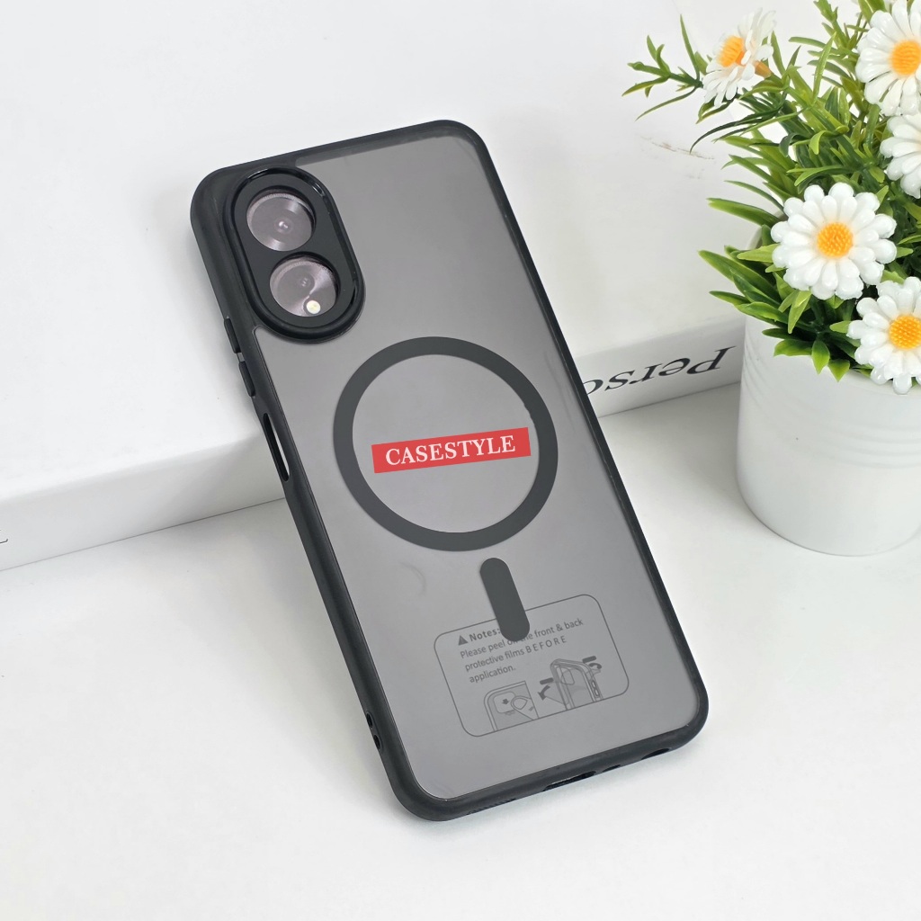 Case Oppo A38 Oppo A18 Oppo A3X Oppo A3 Nfc Oppo A5i Oppo A5 5G Oppo A5X Support MagSafe Bumper Kame