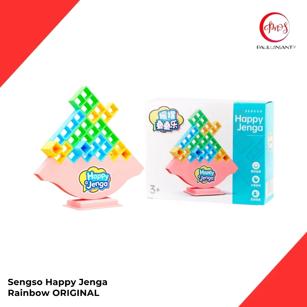 SENGSO Rainbow Happy Jenga MACARON Puzzle Jenga SENGSHOU
