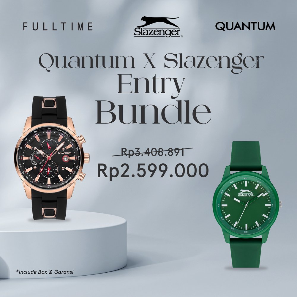 [QUANTUM X SLAZENGER ENTRY BUNDLE] Bundling Jam Defect Sale Quantum & SLazenger
