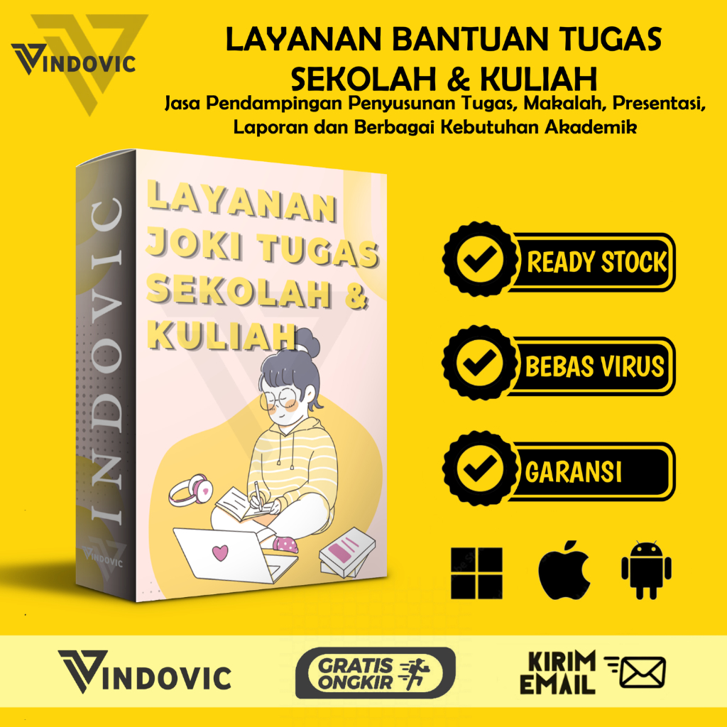 [T1521] Layanan Joki Tugas Sekolah Kuliah By Indovic