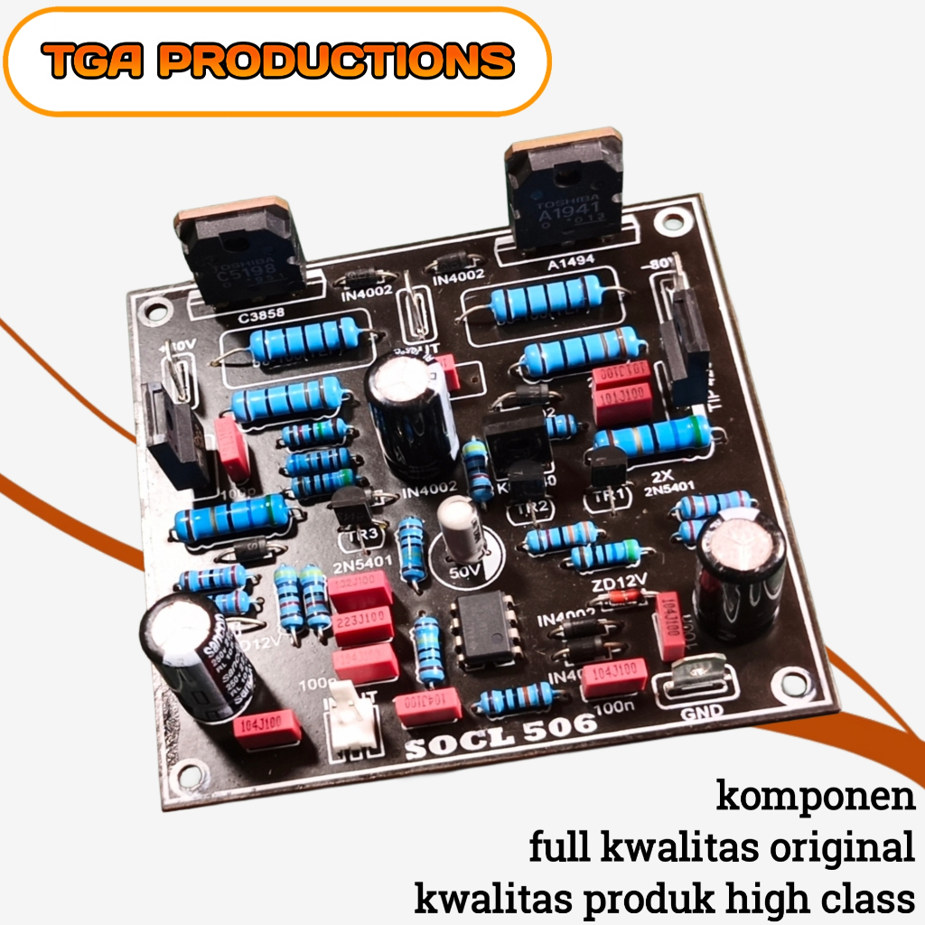 Kit driver socl 506 tef modif ocl lapangan & rumahan balap komponen original high quality modul powe