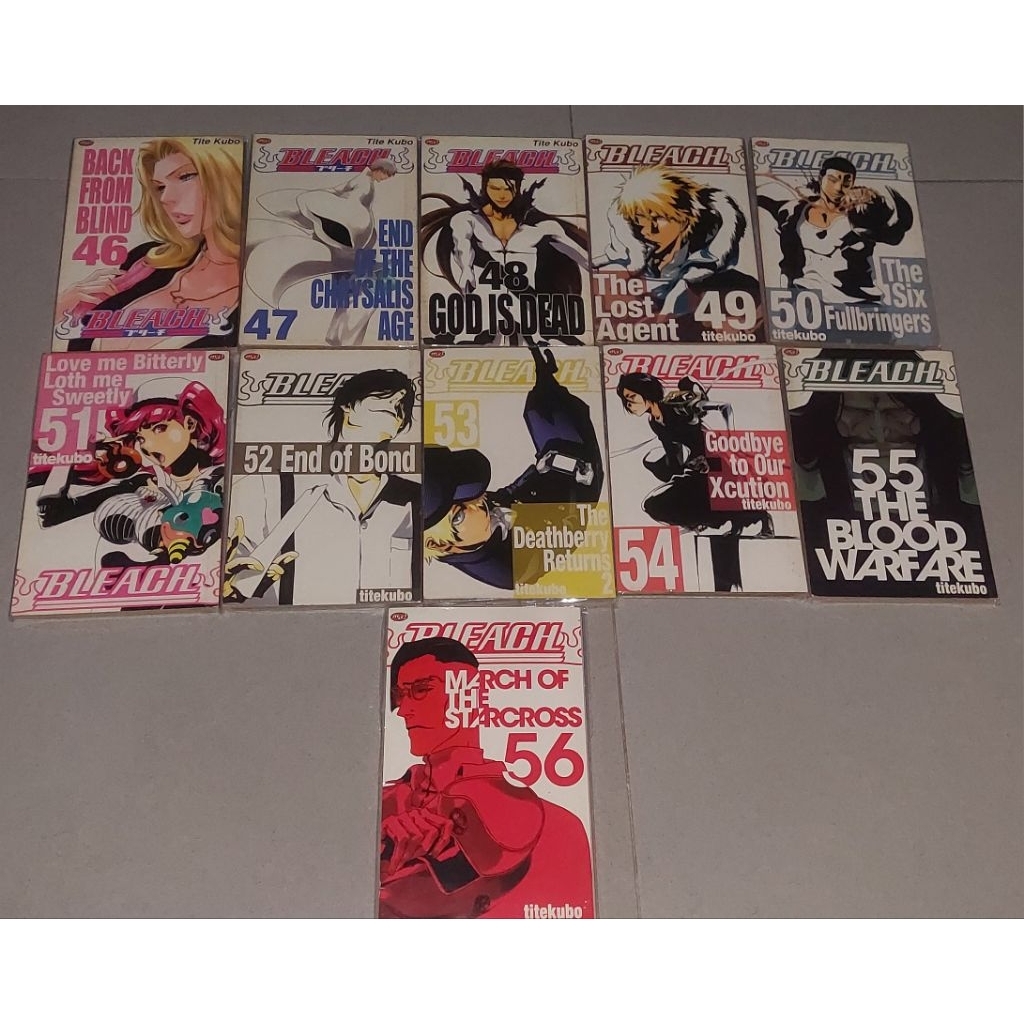 Komik Bleach set vol 46-56