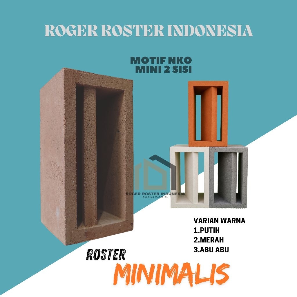 Roster minimalis Nako Uk 10x20x10/Roster beton/Roster lubang angin