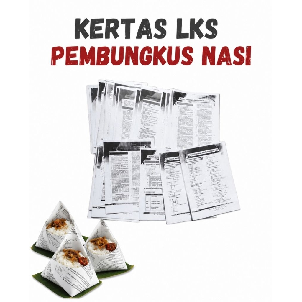 LKS Bekas Kiloan / Kertas Buram Kiloan / LKS murah