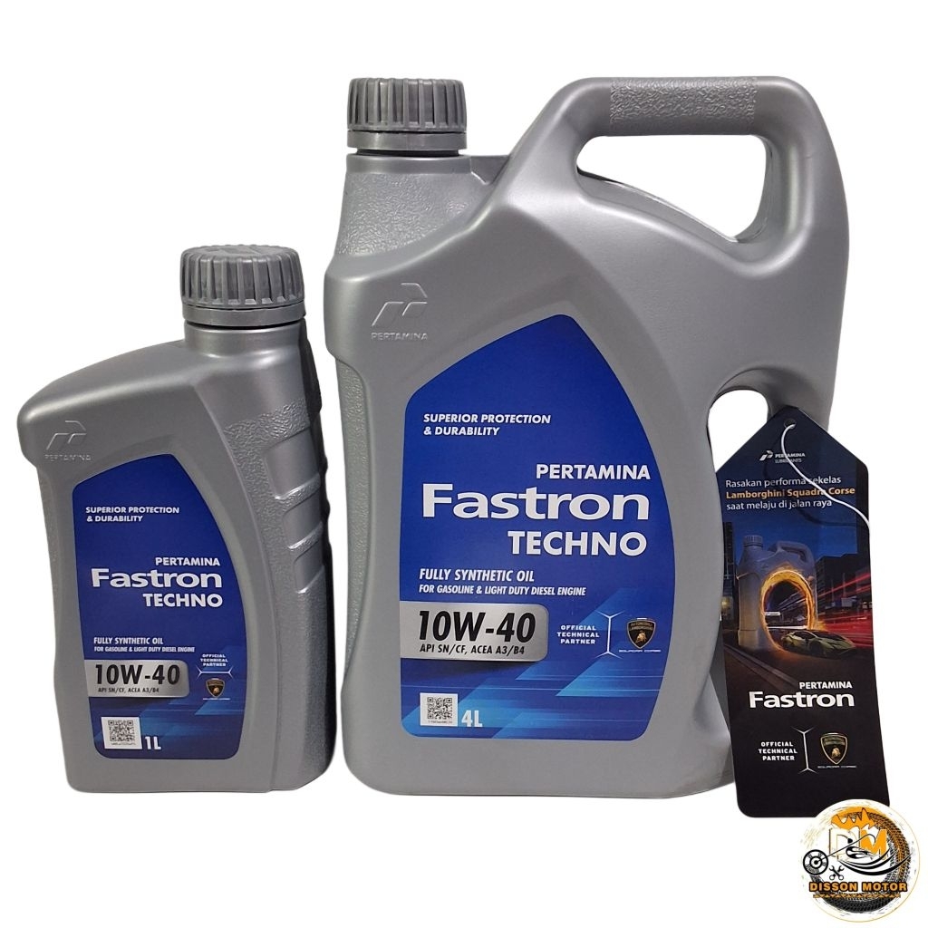 Pertamina Fastron Techno SN/CF 10W-40 Oli Mobil 1.Liter/ 4.Liter Oli Fastron Pertamina