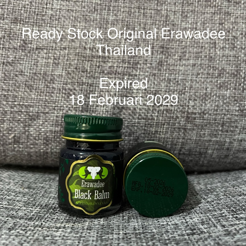 Erawadee 66 Royal Black Balm / Erawadee No 66 Royal Black Balm / Erawadee Agarwood Essential Oil / O