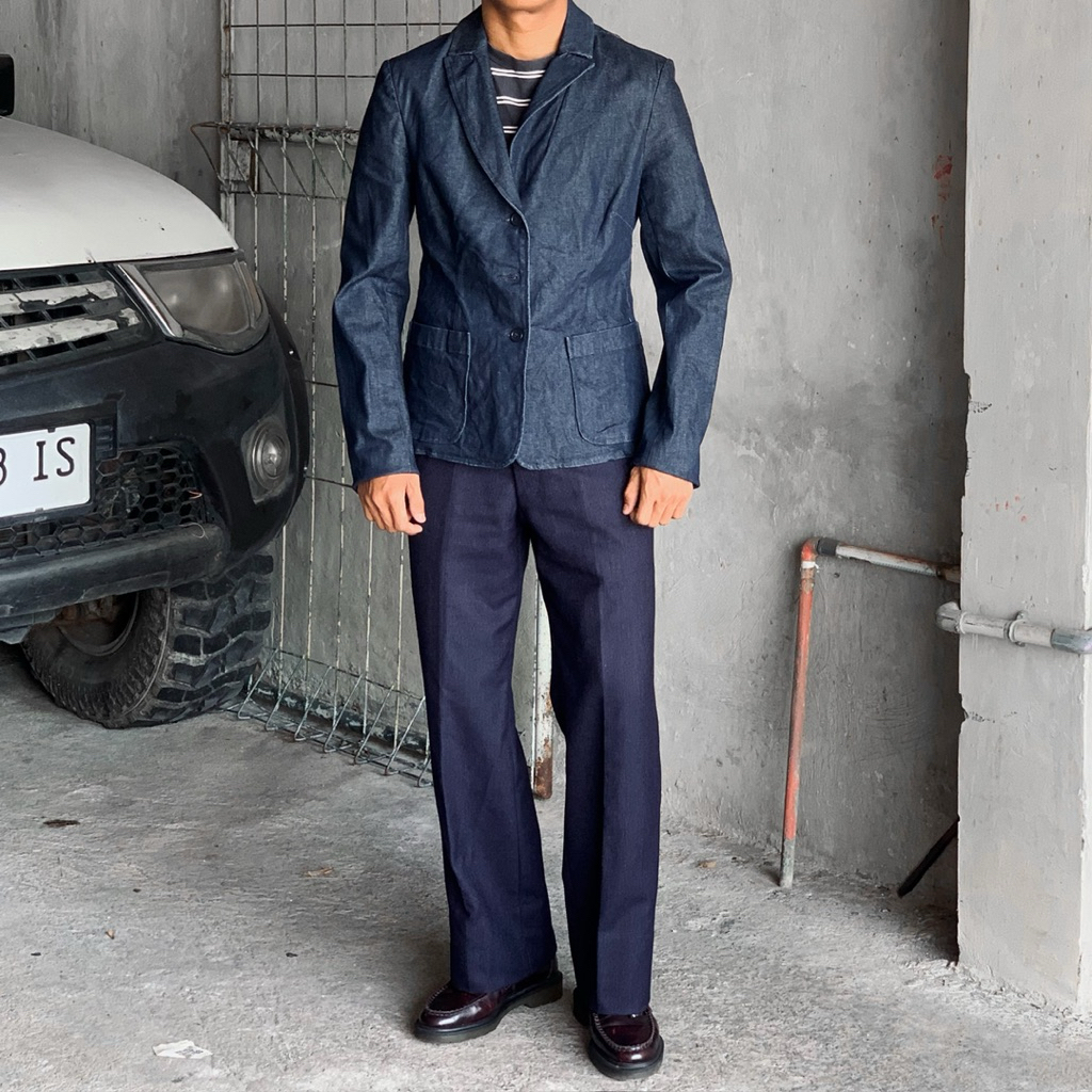 GAP Casual Blazer Denim Stretch
