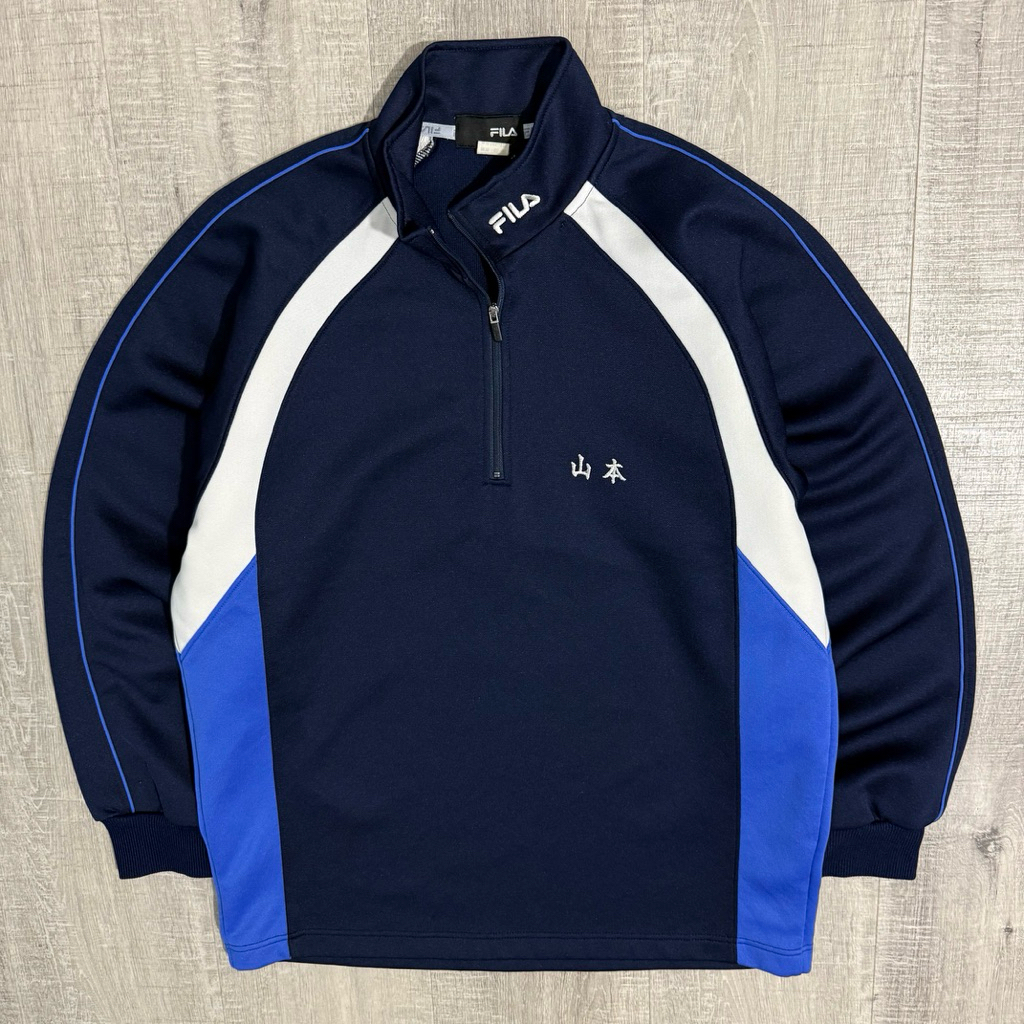 Jcket Vintage fila halfzip tracktop