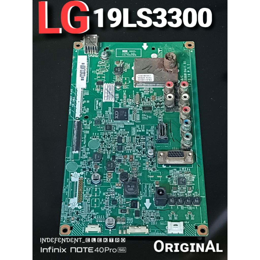 Mainboard Lg 19LS3300 19LS3300-TA   Mesin Tv led Lg 19ls3300