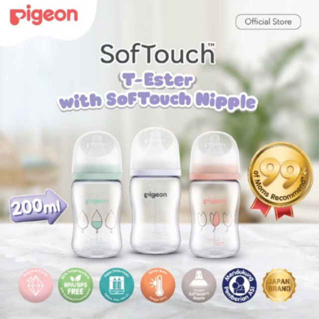 pigeon T ester botol bayi