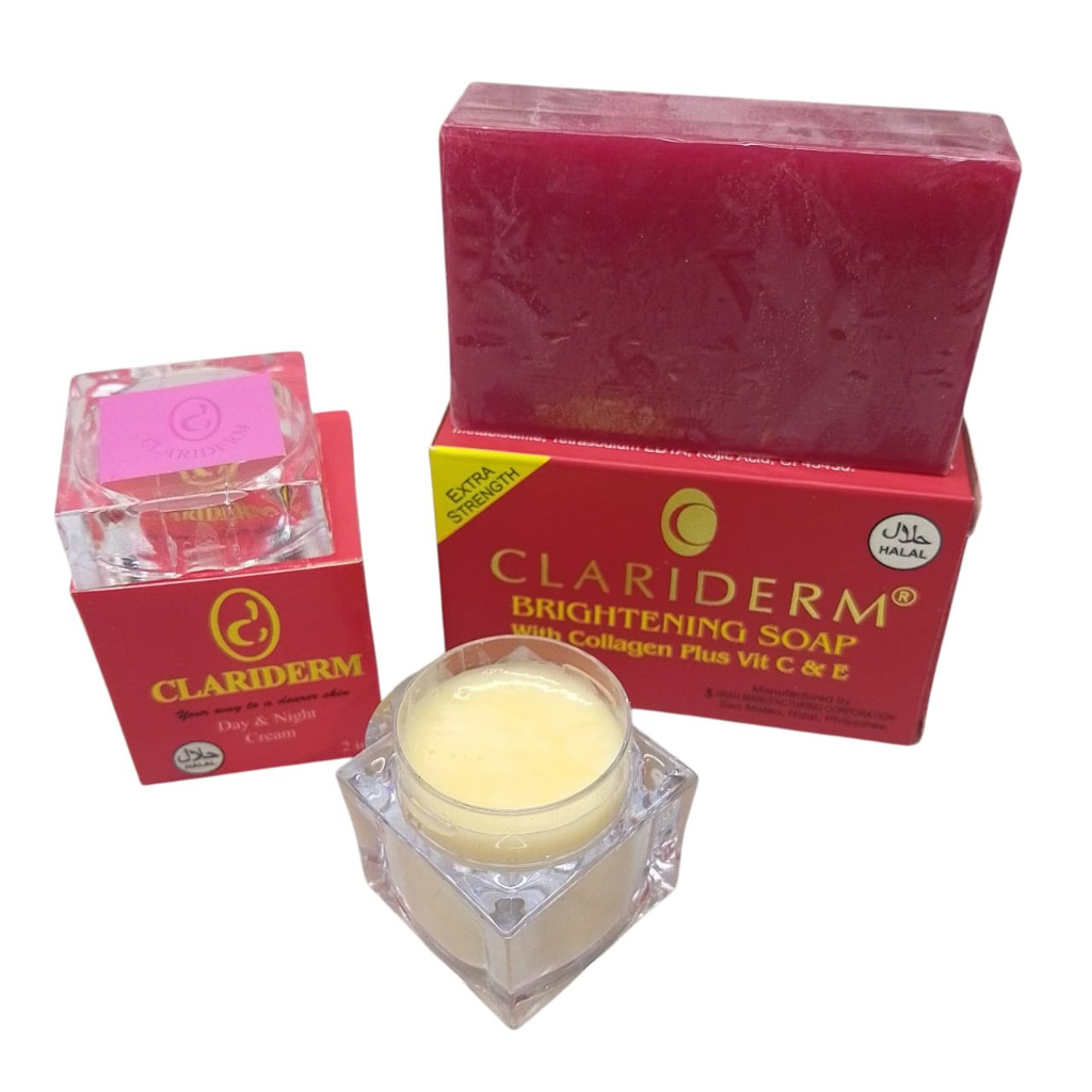 Paket Cream Clariderm Super + Sabun Clariderm 75 gr