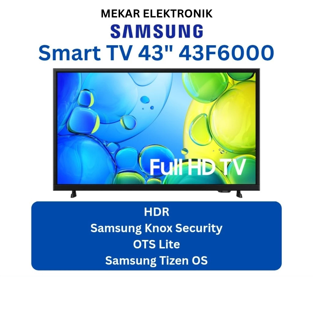 SAMSUNG 43F6000 / UA43F6000 / UA43F6000FKXXD FULL HD SMART TV 43 Inch