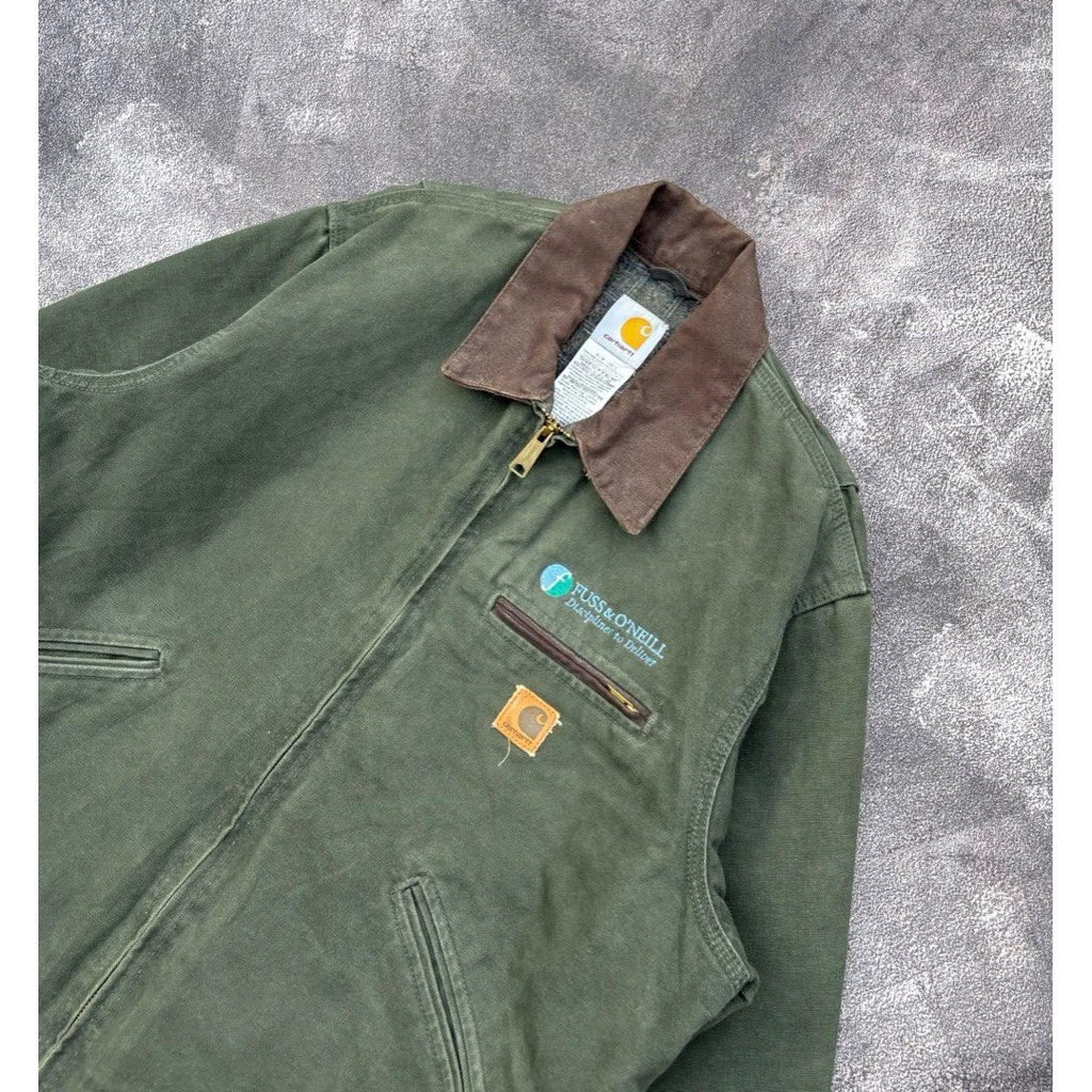 carhart Detroit  jacket  mosee gren