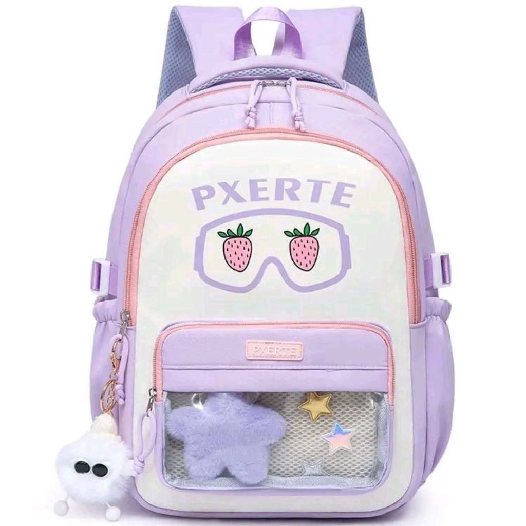 Tas ransel backpack anak cewek tas fashion / Tas  girl series tartan Sd smp sma